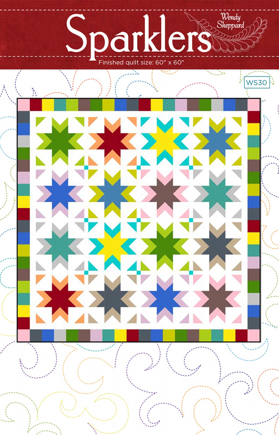 Sparklers Quilt Pattern by Wendy Sheppard