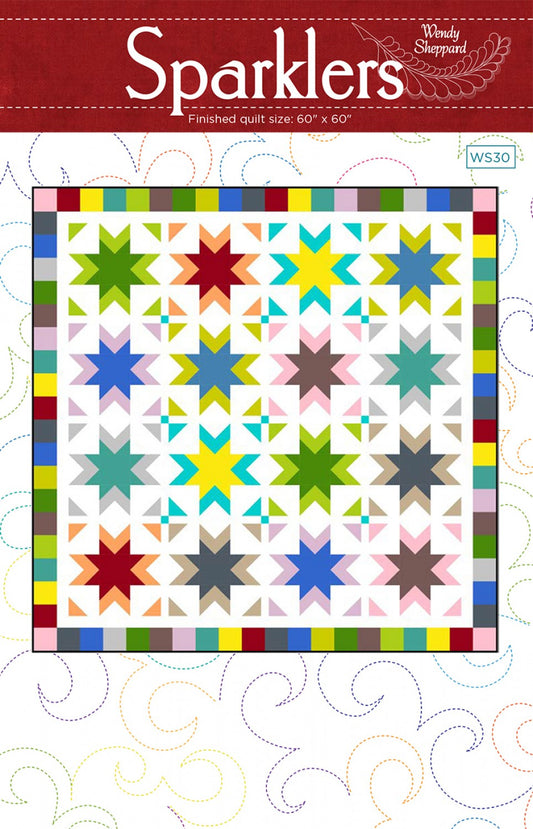 Sparklers Quilt Pattern by Wendy Sheppard