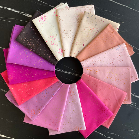 Speckled  by Rashida Coleman Hale - Fabric Bundles Pinks & Purples