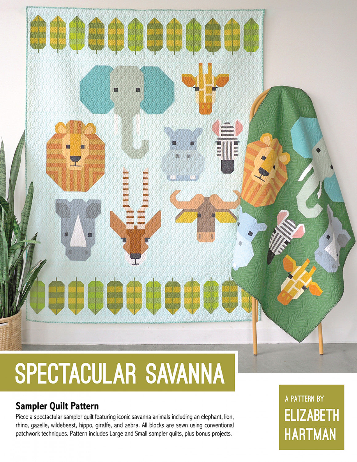 Spectacular Savanna Quilt Pattern by Elizabeth Hartman