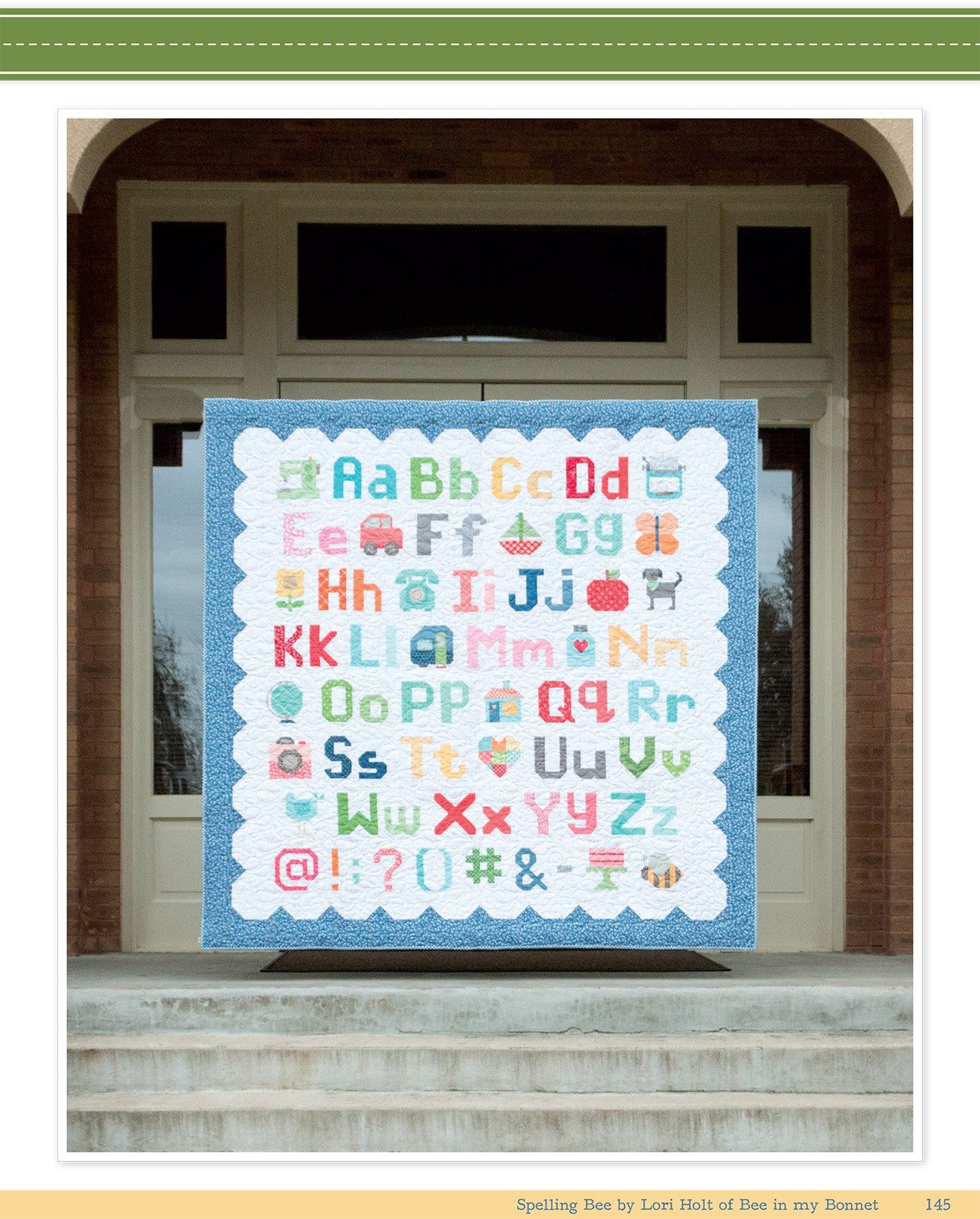 Spelling Bee Quilt Pattern by It's Sew Emma