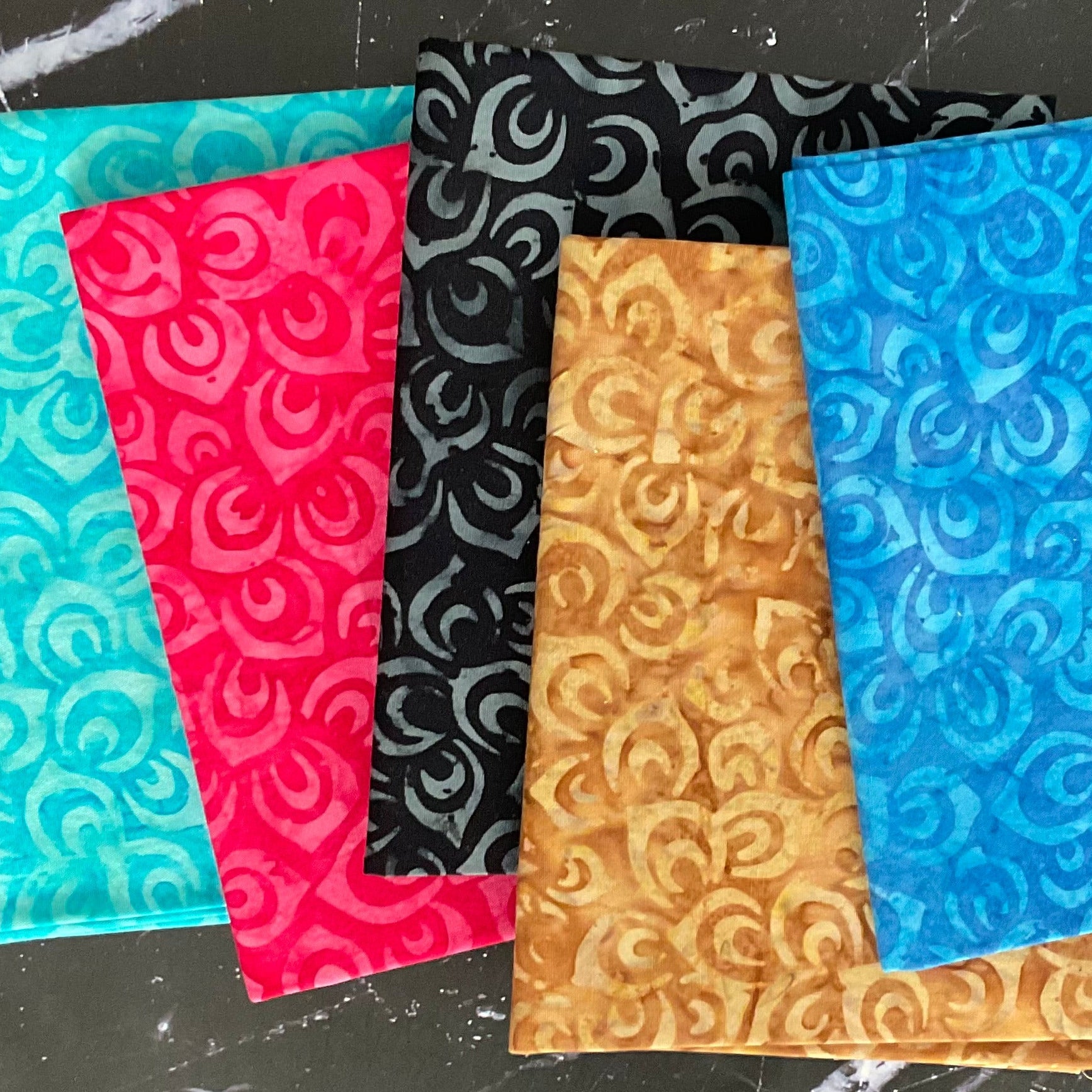Splendor Quiltessentials 7 Batiks - Petals Bundle