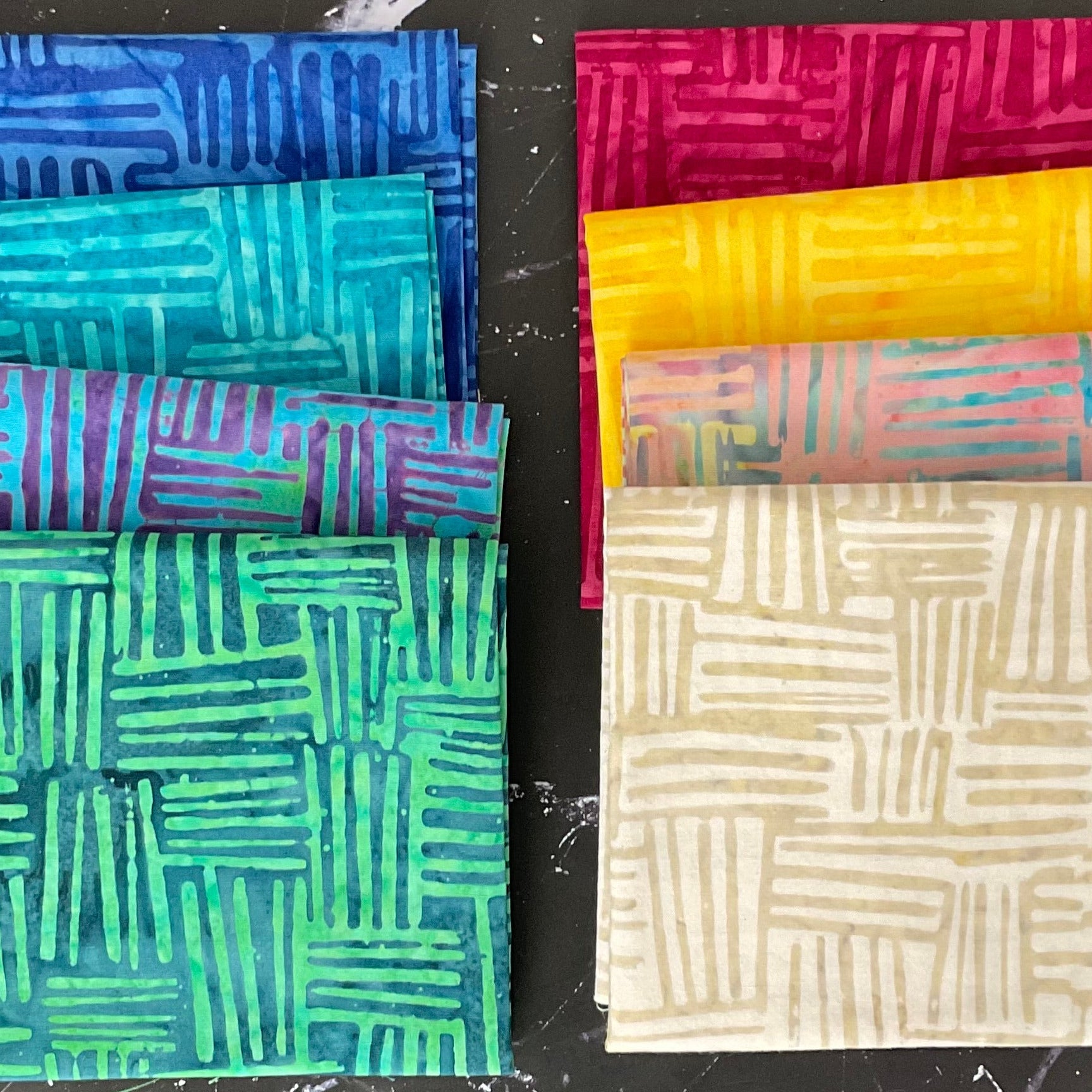 Splendor Quiltessentials 7 Batiks - Weave Bundle