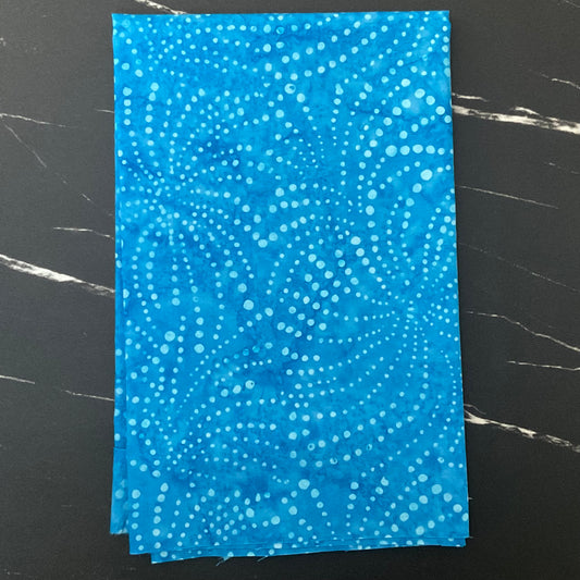 Splendor Quiltessentials 7 Batiks by Anthology Fabrics : Fireworks Bluebird 441Q-6