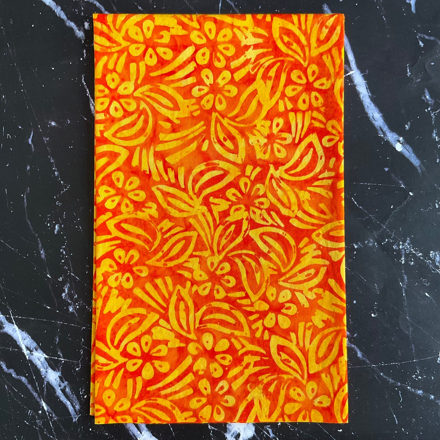 Splendor Quiltessentials 7 Batiks by Anthology Fabrics : Hibiscus Orange 445Q-1
