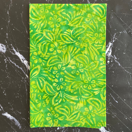 Splendor Quiltessentials 7 Batiks by Anthology Fabrics: Hibiscus Shamrock 445Q-2