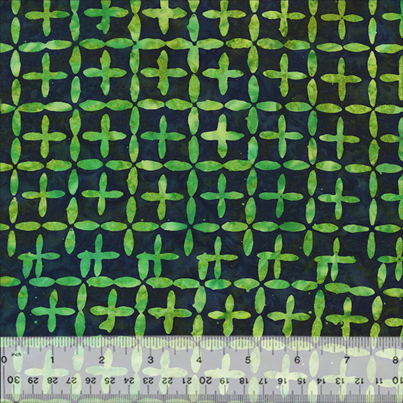 Splendor Quiltessentials 7 Batiks by Anthology Fabrics : Intersection Rainforest 442Q-4