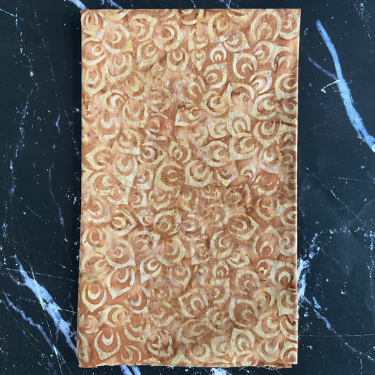 Splendor Quiltessentials 7 Batiks by Anthology Fabrics : Petals Sepia 448Q-4