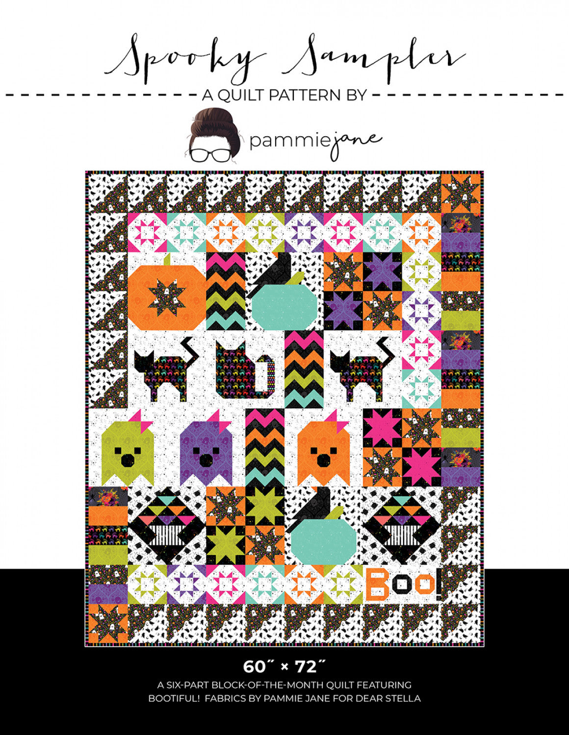 Spooky Sampler Quilt Pattern by Pammie Jane