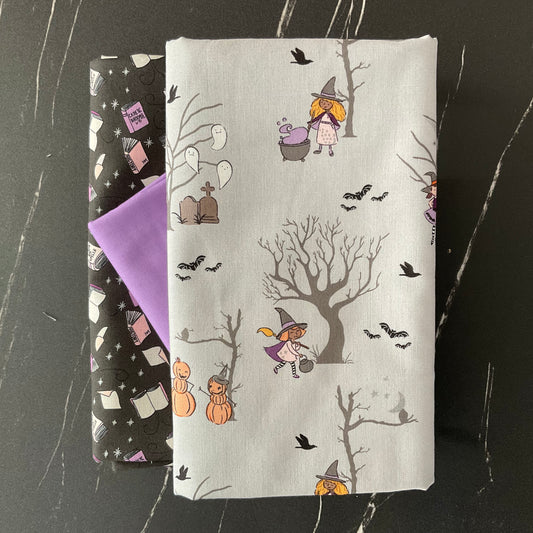 Spooky Schoolhouse by Melissa Mortenson - Whole Cloth Quilt Bundle