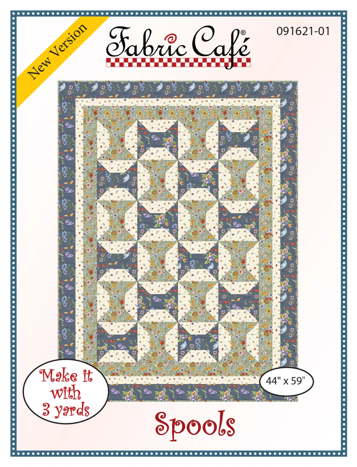 Spools Quilt Pattern by Fabric Cafe