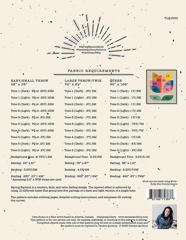 Spring Equinox Quilt Pattern by Taralee Quiltery