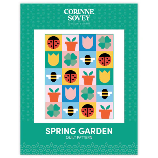 Spring Garden Applique Quilt Pattern by Corinne Sovey