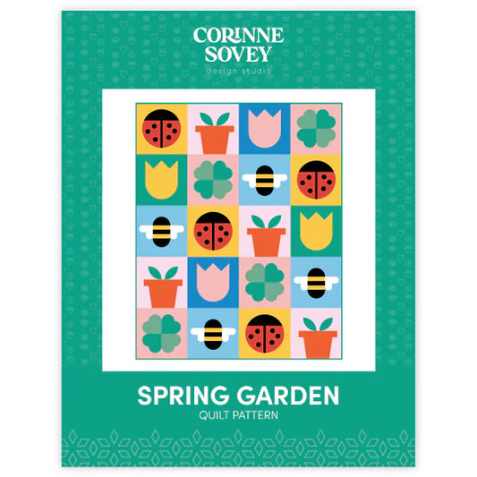 Spring Garden Applique Quilt Pattern by Corinne Sovey