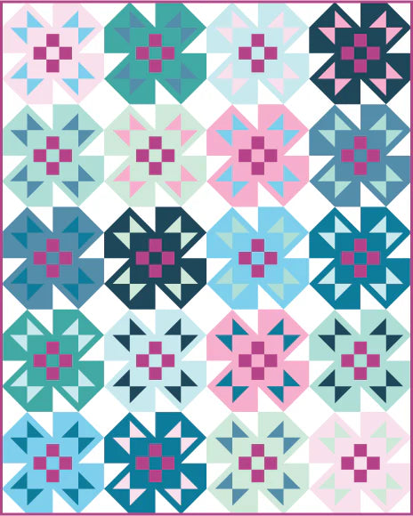 Running Quilt Patterns Spring Garden Quilt Pattern by Running Stitches Patterns – Modern Quilt Co.