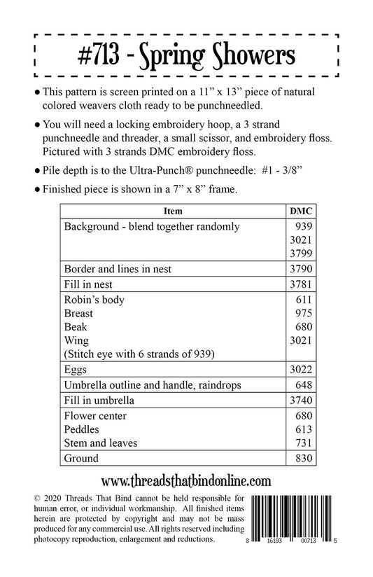 Spring Showers # TTB713 - Special Order