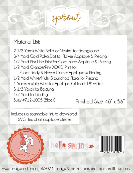 Sprout # MAMP186 - Special Order
