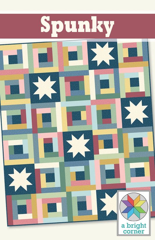 Spunky Quilt Pattern by A Bright Corner