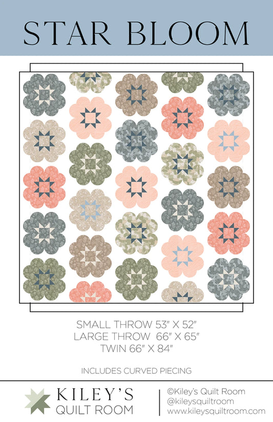 Star Bloom Quilt Pattern by Kiley's Quilt Room