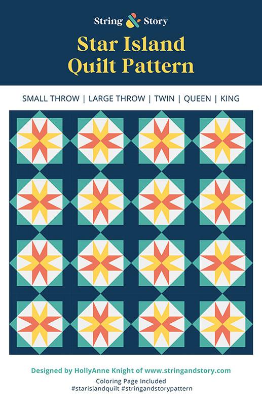 Star Island Quilt Pattern by String & Story