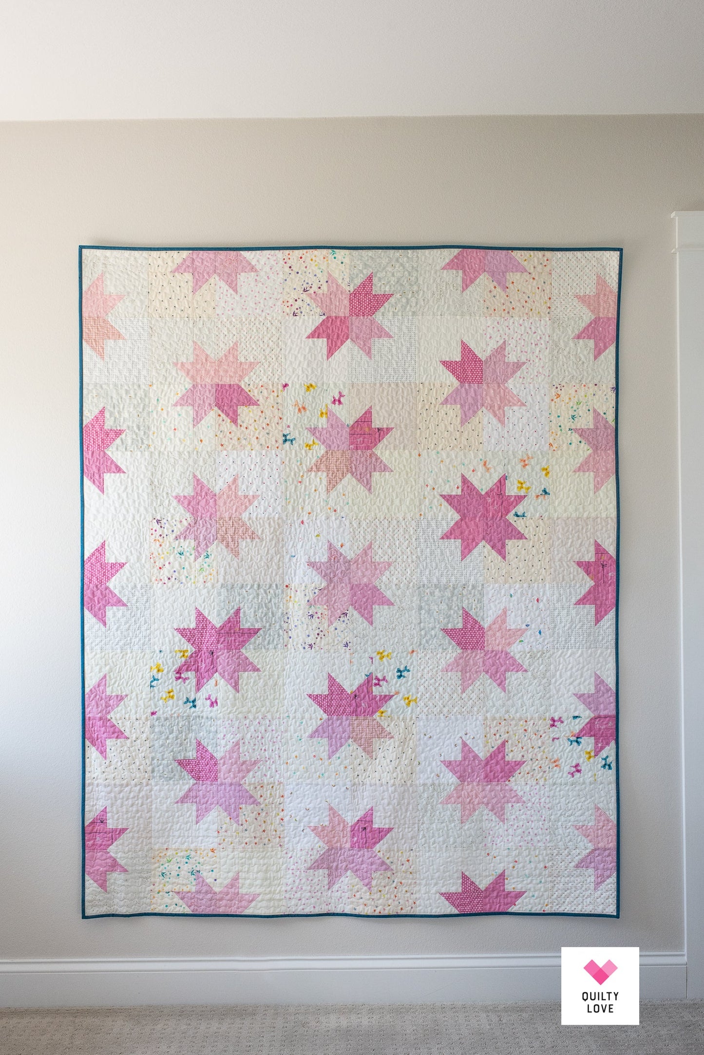 Star Pop II Quilt Pattern by Quilty Love