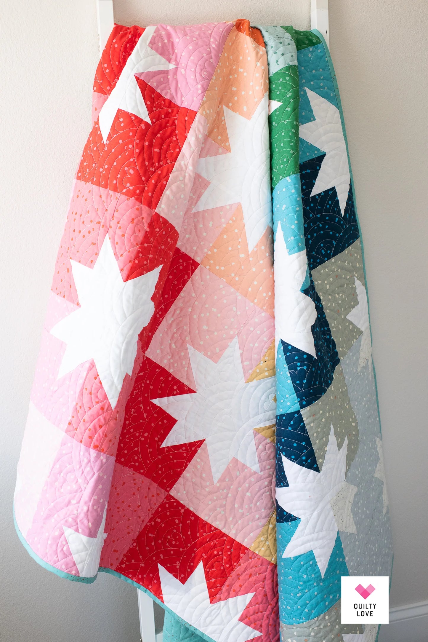 Star Pop II Quilt Pattern by Quilty Love