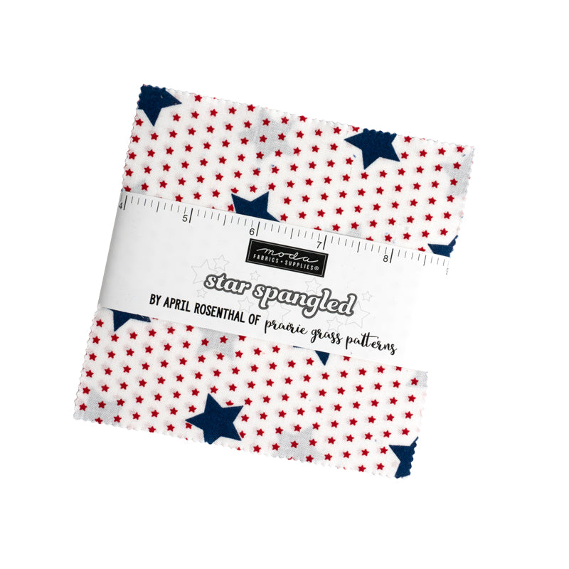 Star Spangled by April Rosenthal of Prairie Grass : Charm Pack