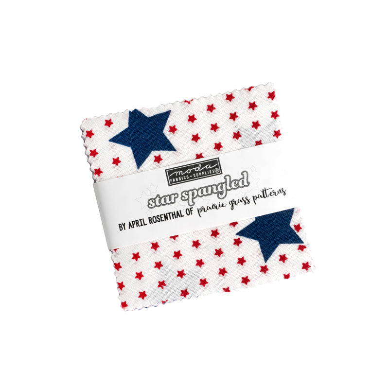 Star Spangled by April Rosenthal of Prairie Grass : Mini Charm Pack 24170MC
