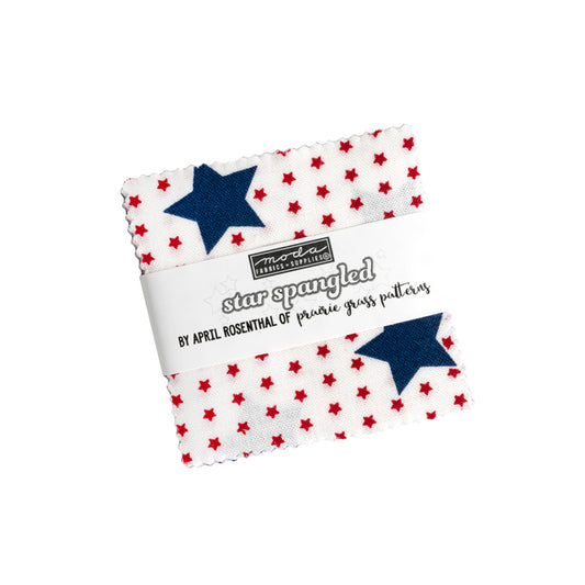 Star Spangled by April Rosenthal of Prairie Grass : Mini Charm Pack 24170MC