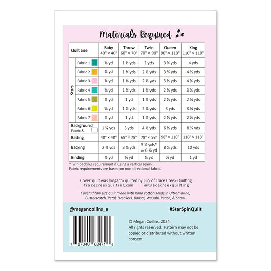 Star Spin # MCQD-4716 - Special Order