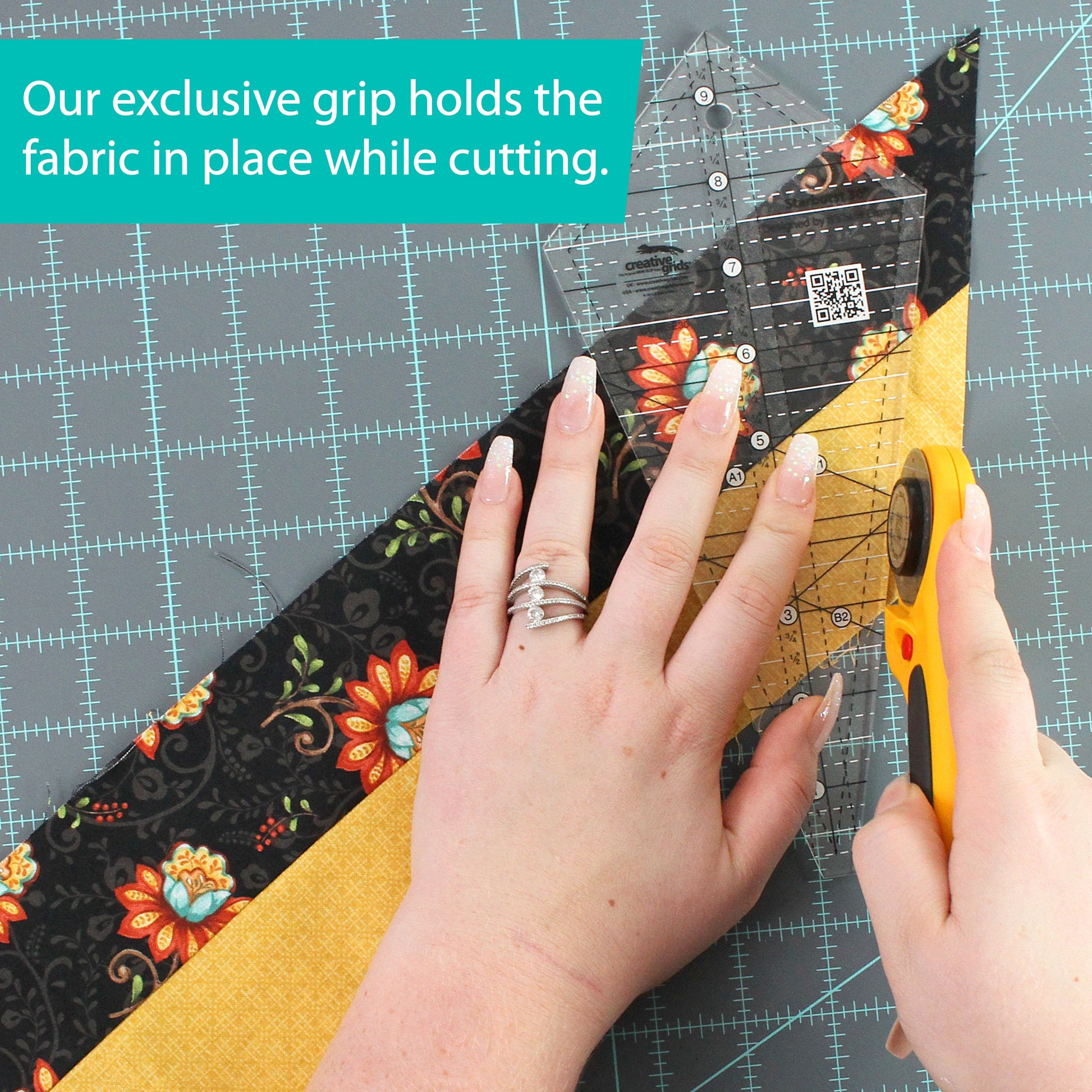 Starburst 30 Degree Triangle Quilt 91/2in Ruler CGRISE30