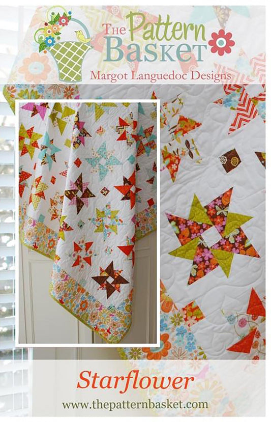 Starflower Quilt Pattern by The Pattern Basket