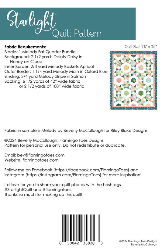 Starlight Quilt Pattern # FT-8283SL - Special Order
