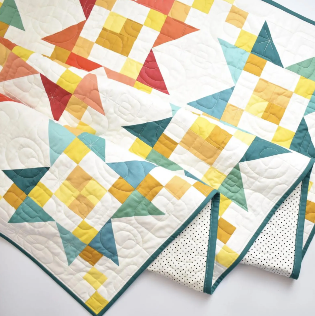 Starlite Quilt Pattern by Patchwork and Poodles
