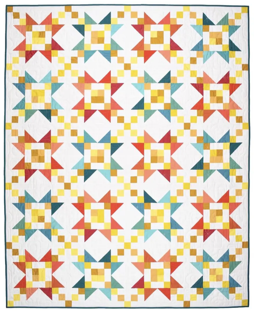 Starlite Quilt Pattern by Patchwork and Poodles