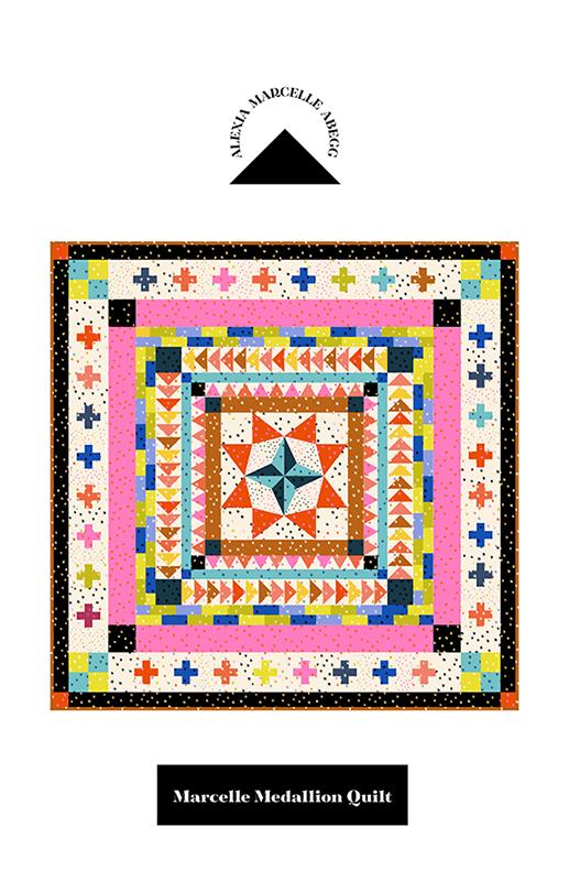 Starry 2025 by Alexia Abegg : Marcelle Medallion Quilt Pattern by Alexia Abegg AMA 102