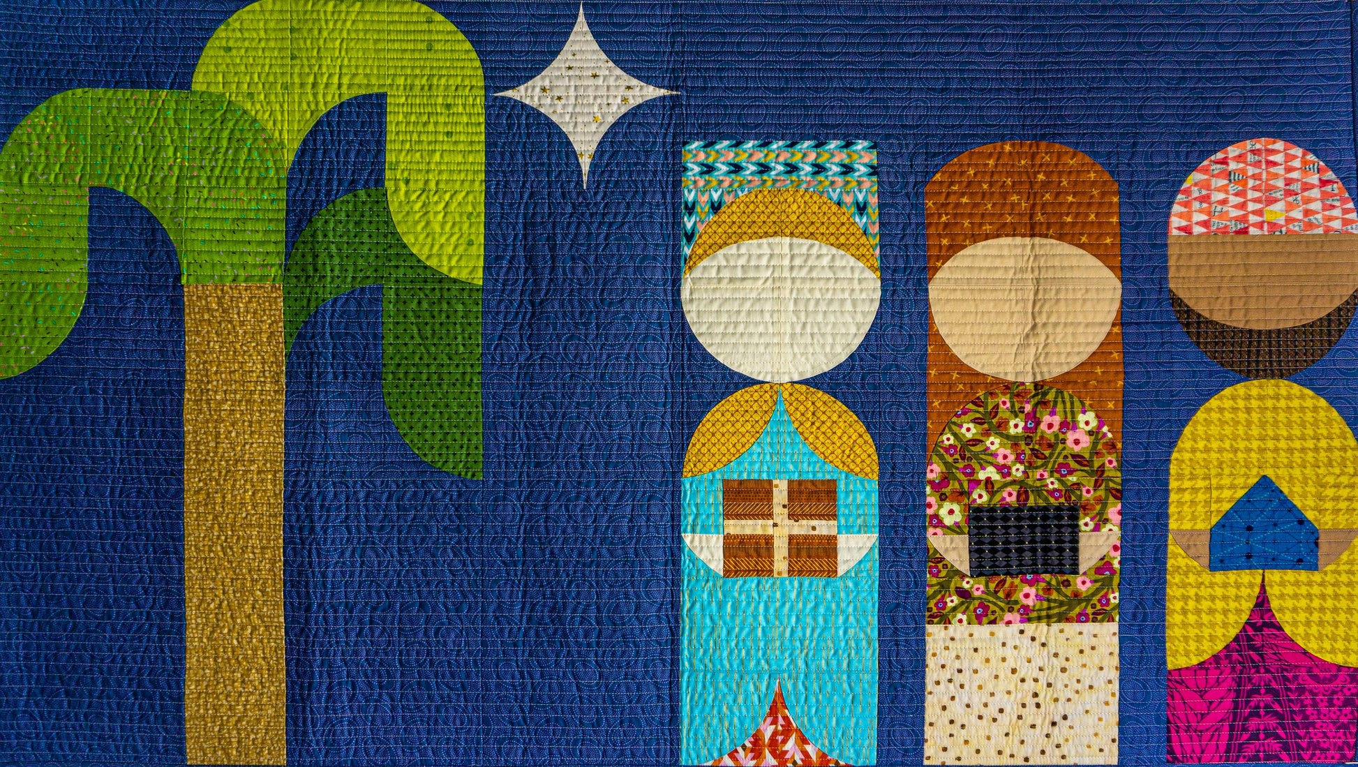 Starry Night Quilt Pattern by Sew Kind of Wonderful