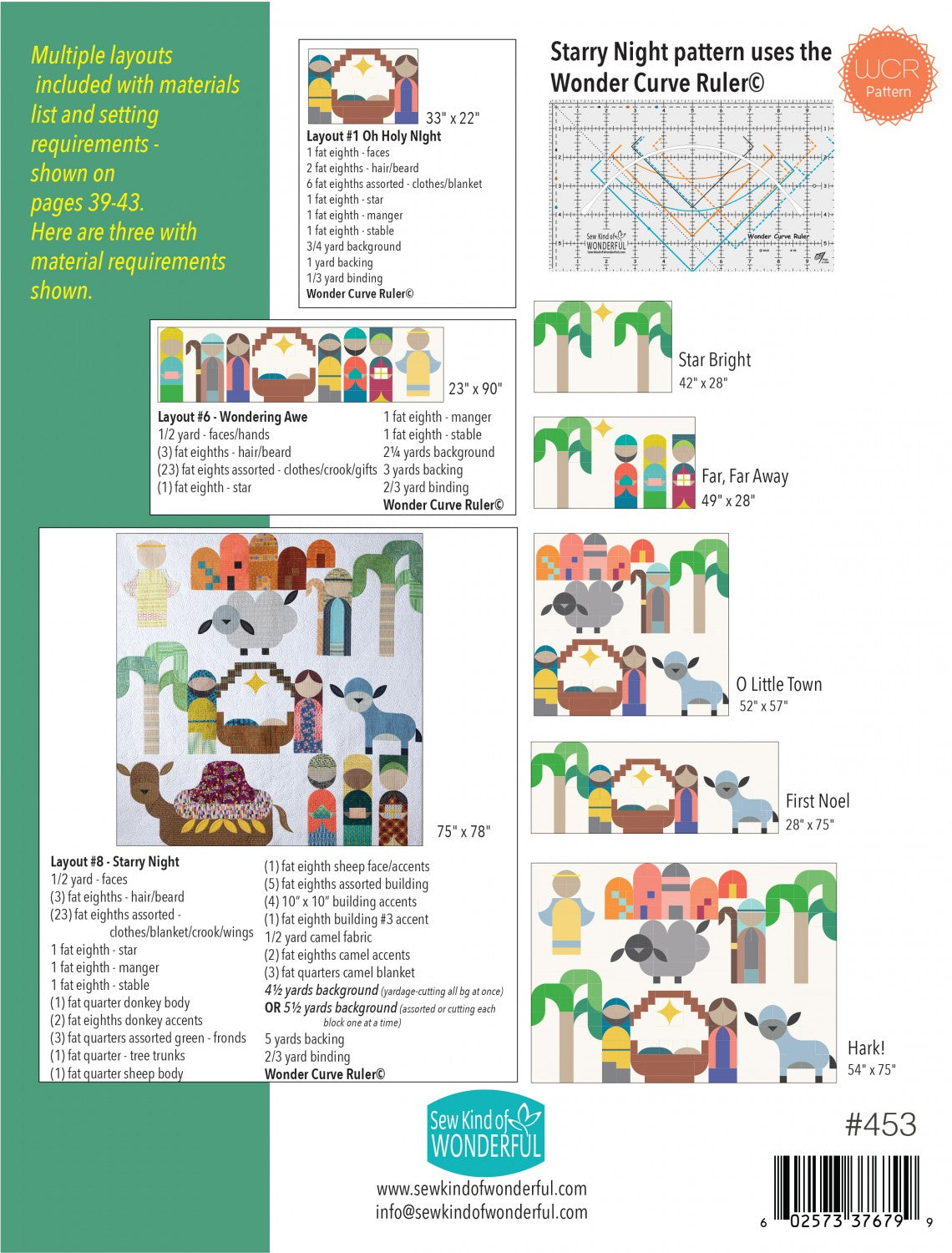 Starry Night Quilt Pattern by Sew Kind of Wonderful