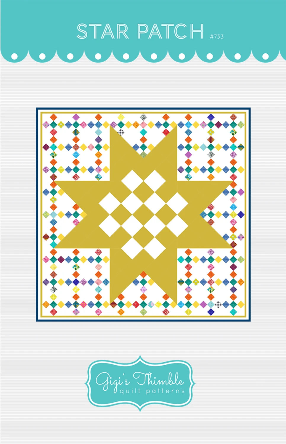 Stars Patch Quilt Pattern by Gigi's Thimble