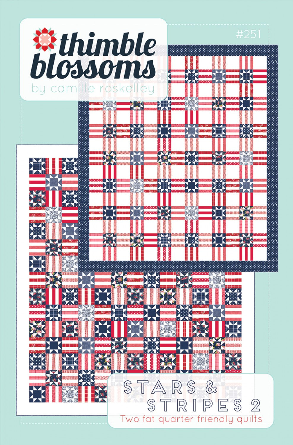 Stars and Stripes 2 Quilt Pattern by Thimble Blossoms
