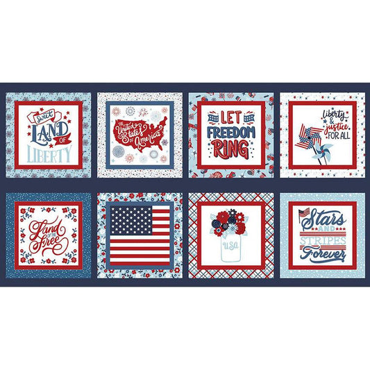 Stars and Stripes Forever by Lori Whitlock - Panel P15717-PANEL