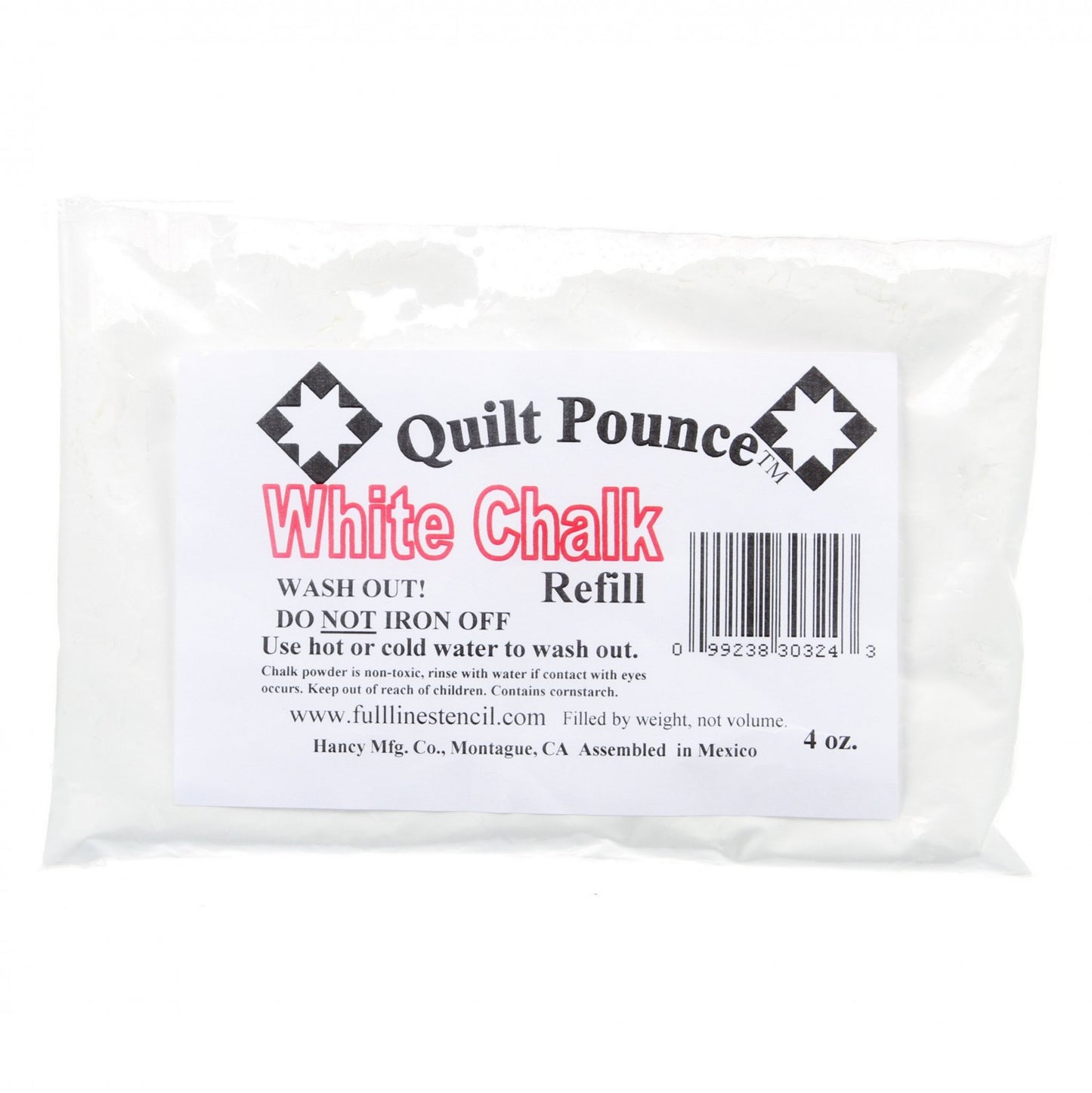 Stencil Chalk Refill for Quilt Pounce Pad White # Q6R - Special Order