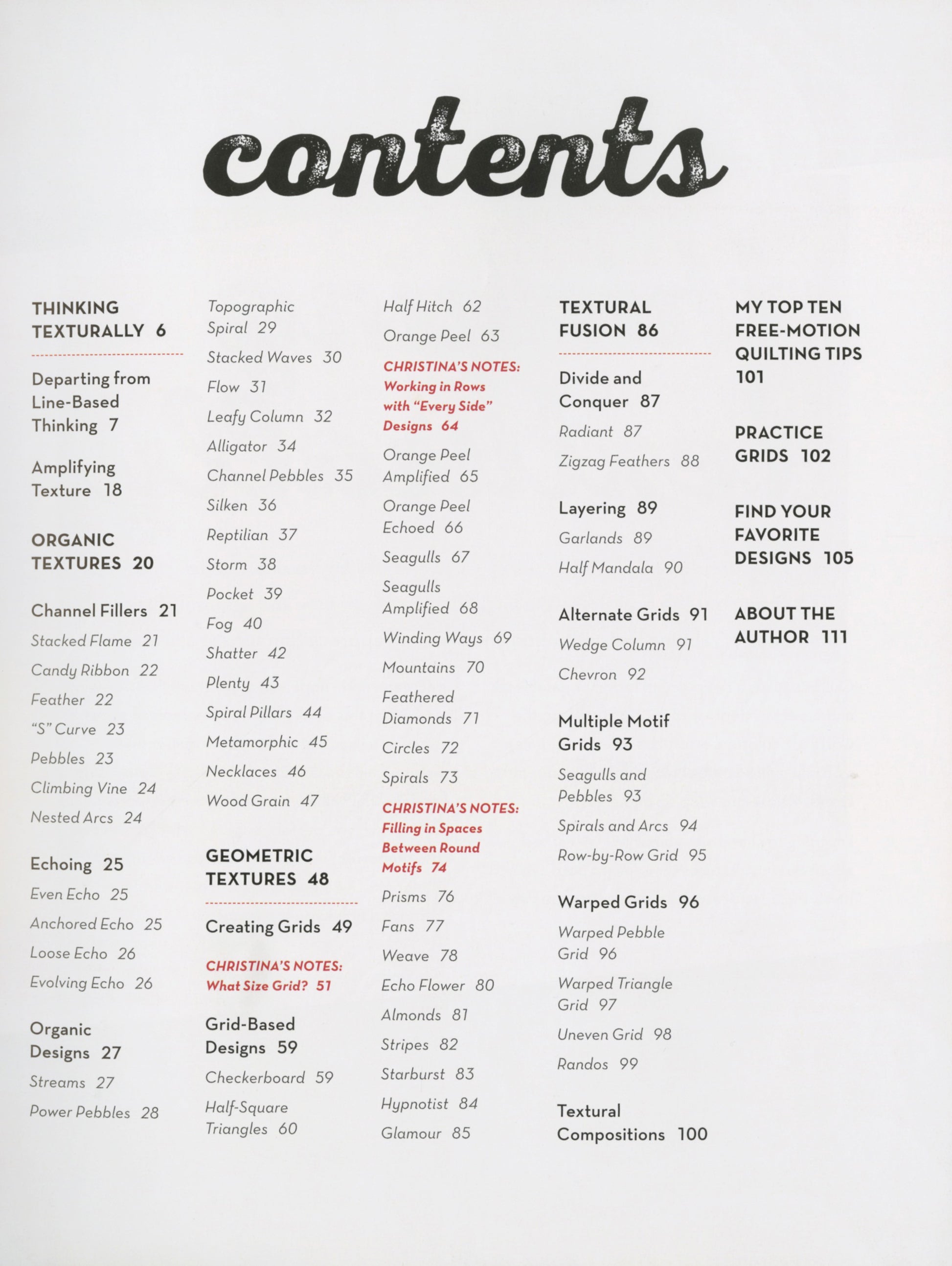 Step-By-Step Texture Quilting # 11335 - Special Order