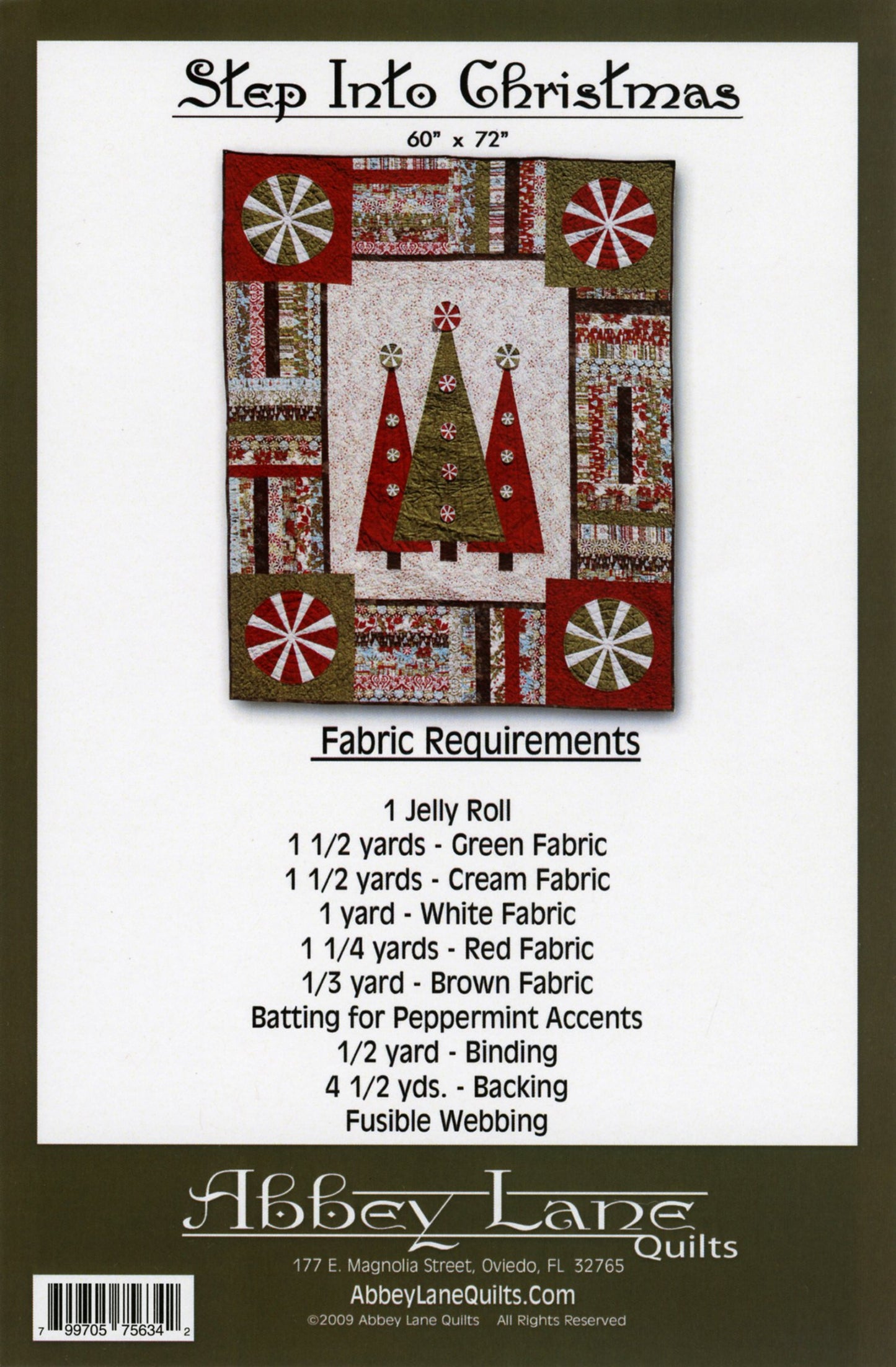 Step Into Christmas Applique Quilt Pattern by Abbey Lane Quilts