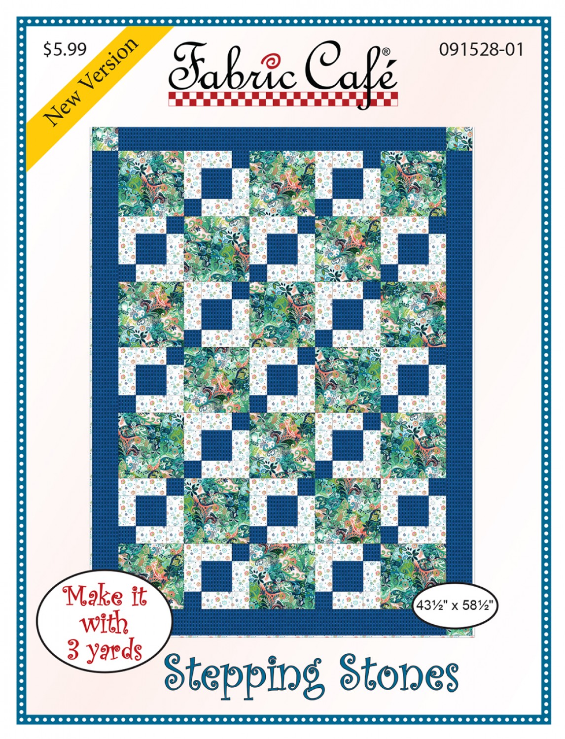 Stepping Stones Quilt Pattern by Fabric Cafe