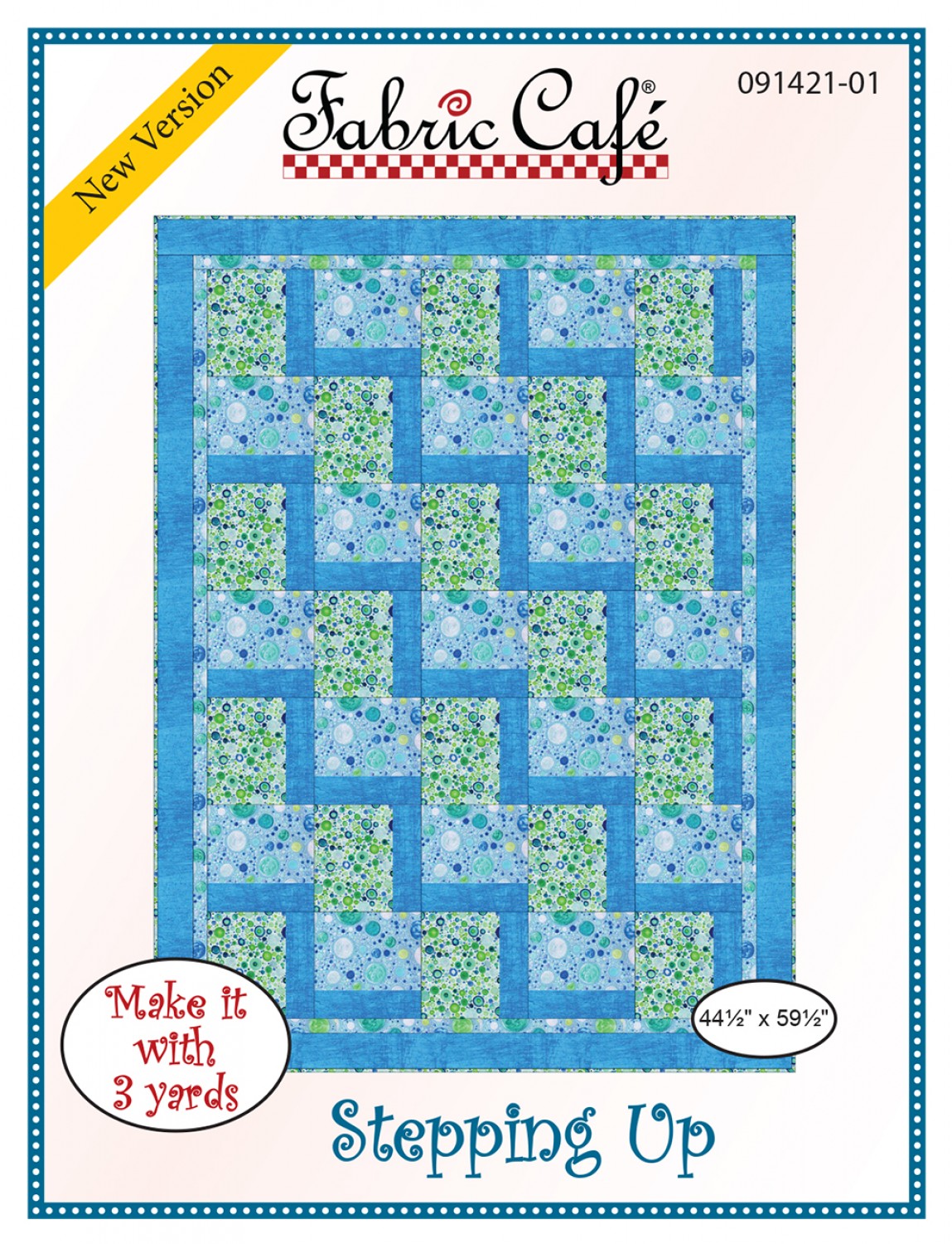 Stepping Up Quilt Pattern by Fabric Cafe