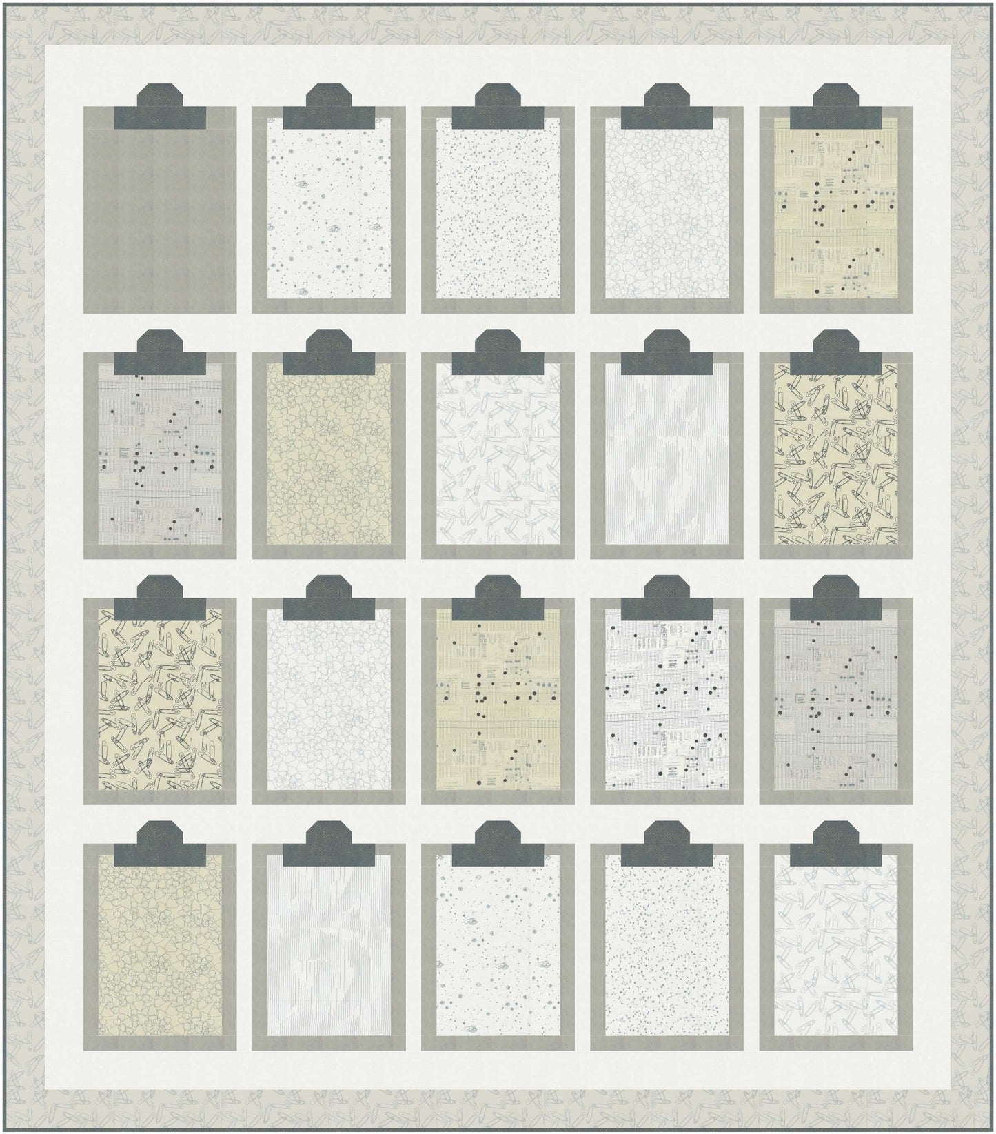 Still More Paper by Zen Chic - At A Glance Quilt Kit
