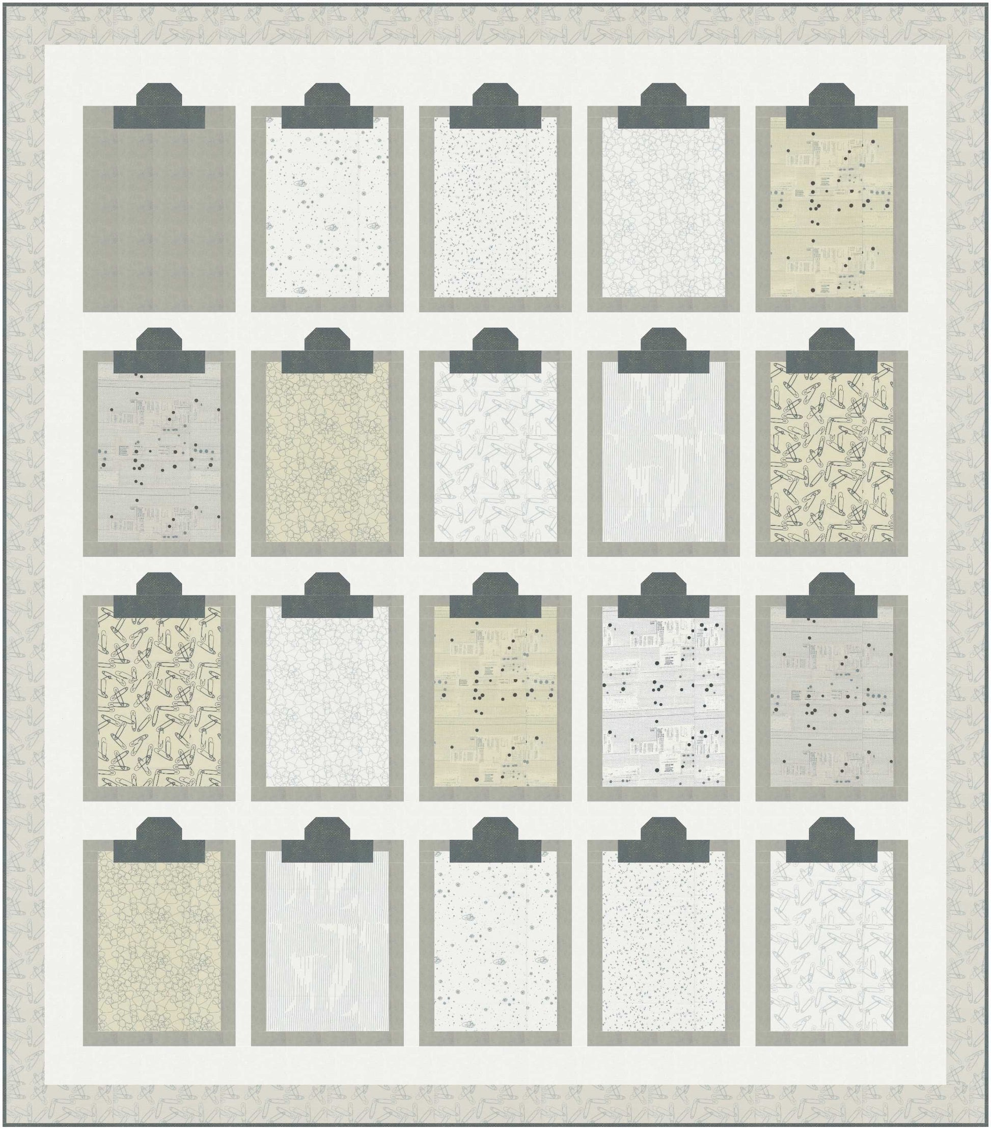 Still More Paper by Zen Chic - At A Glance Quilt Kit