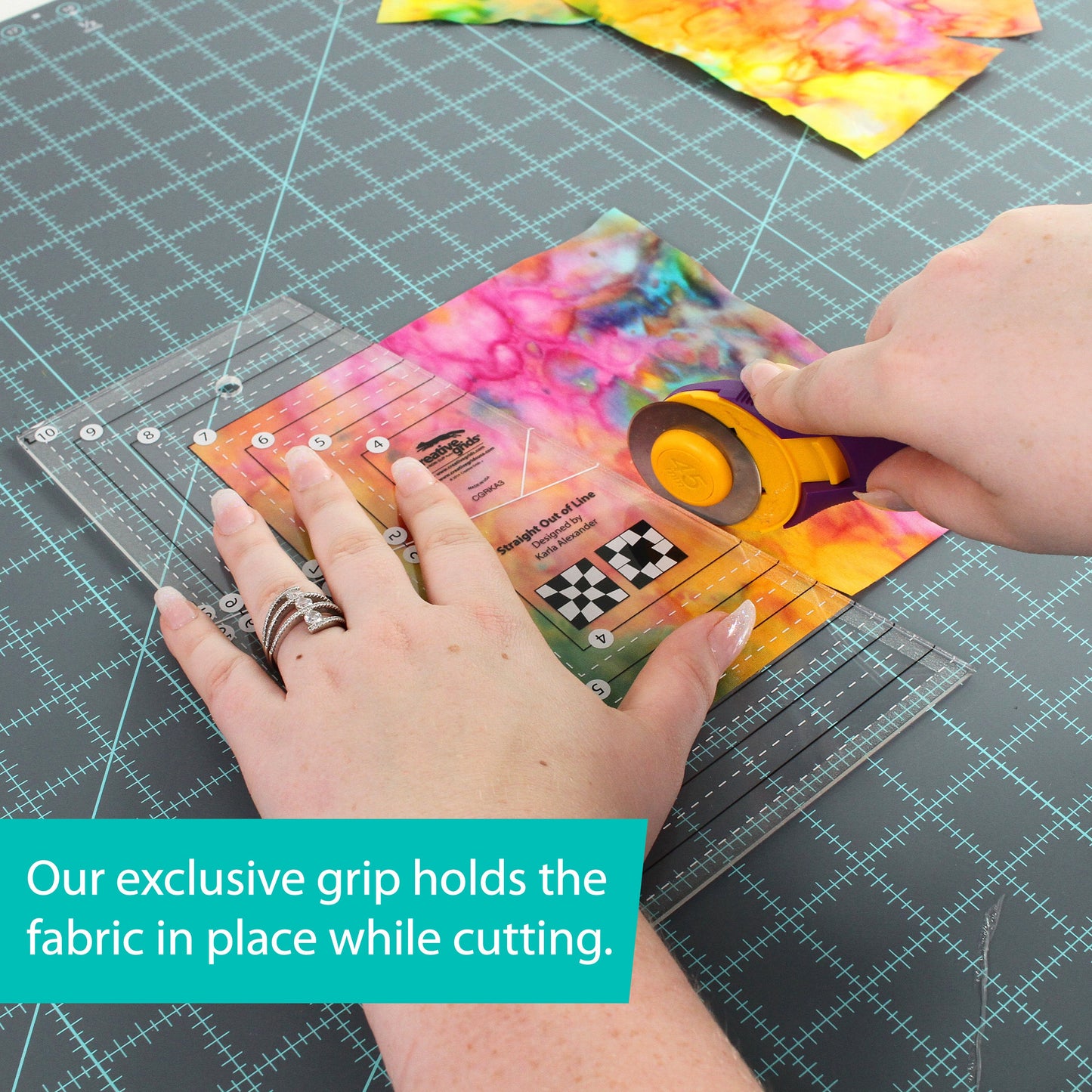 Straight Out Of Line 6in x 10in Quilt Ruler CGRKA3