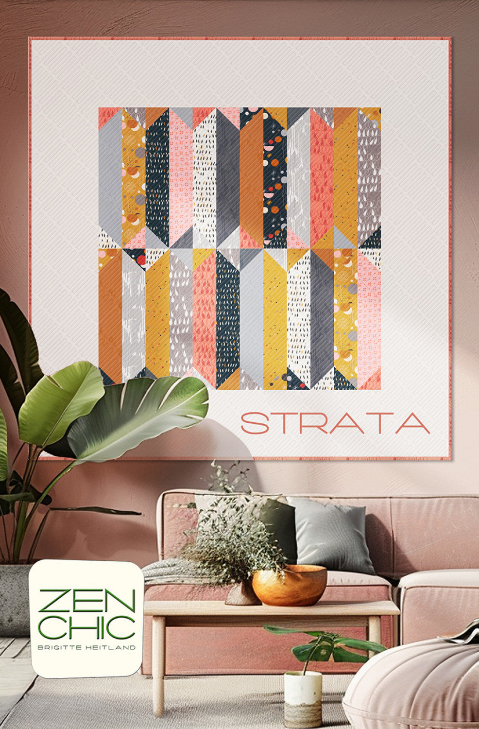 Strata Quilt Pattern by Zen Chic